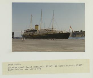 British Royal Yacht "BRITANNIA" (1953) in the Grand Harbour (1997)
