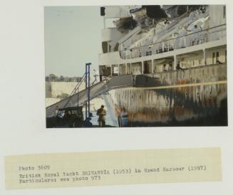 British Royal Yacht "BRITANNIA" (1953) in the Grand Harbour (1997)