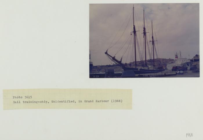 [Unidentified] Sail training-ship docked in the Grand Harbour (1988)
