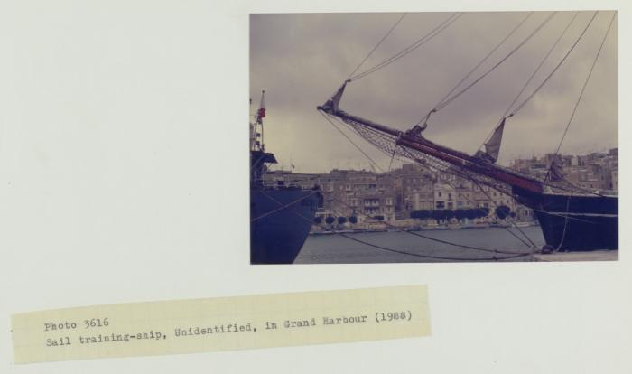 [Unidentified] Sail training-ship docked in the Grand Harbour (1988)