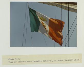 Flg of Italian sail training-ship, of the Palinuro class, "PALINURO" (1934)