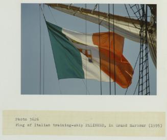 Flg of Italian sail training-ship, of the Palinuro class, "PALINURO" (1934)