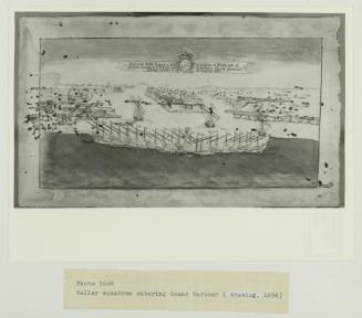 Galley squadron entering Grand Harbour (1656)
