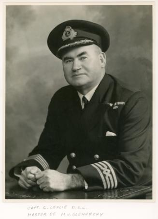 Captain G. Leslie D.S.C., Master of "MV GLENORCHY"