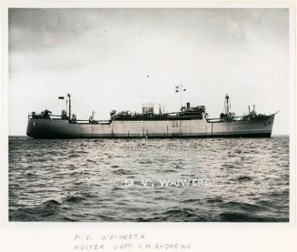 "M.V. WAIWERA" Master Captain C.M. Andrews