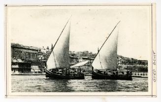 Two Gozo boats sailing alongside one another