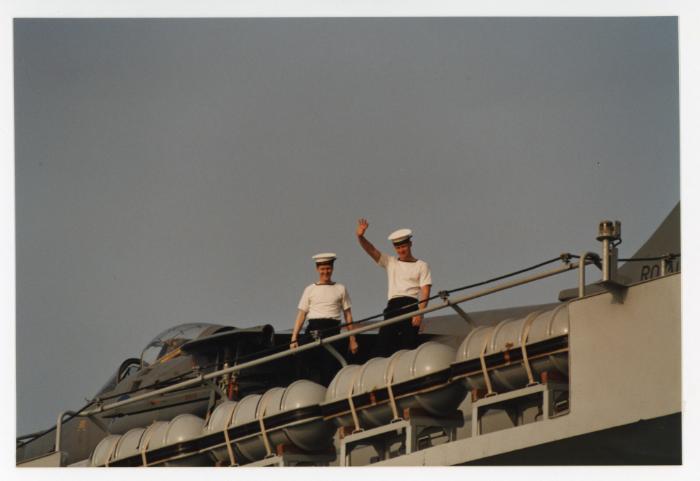 Sailors onboard "HMS ARK ROYAL"