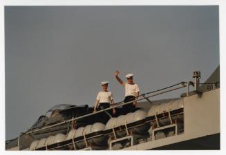 Sailors onboard "HMS ARK ROYAL"