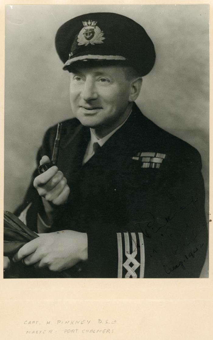Captain H. Pimkney D.S.O., Master "PORT CHALMERS"