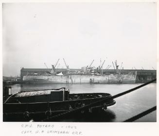 Cargoship "POTARO" (1940) of the British Royal Mail Line