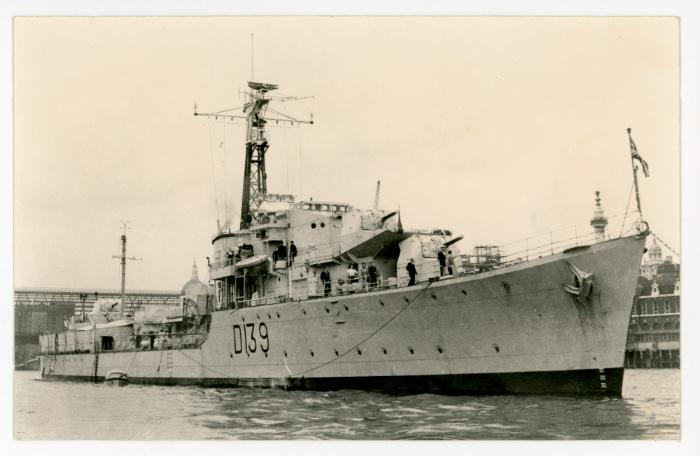 British Destroyer "HMS OBDURATE" (D139) (1942)