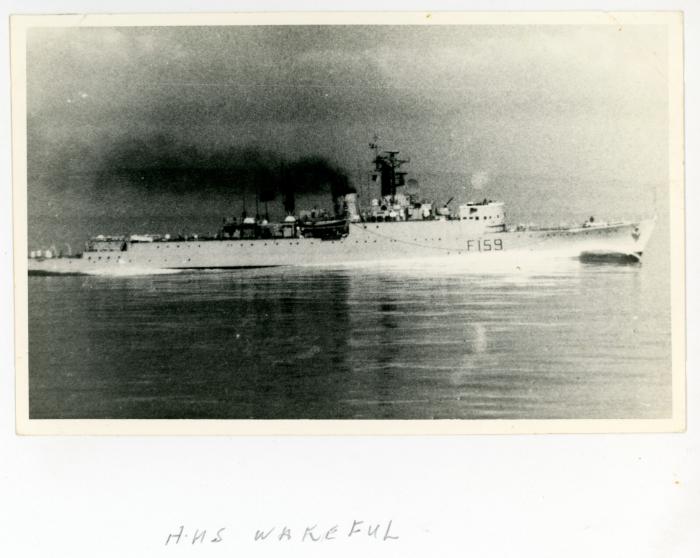 British Frigate Type 15"HMS WAKEFUL" (F159) (1943)