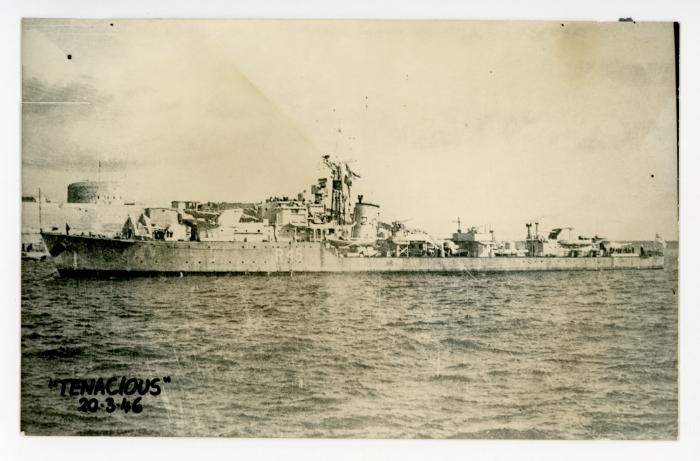 British Destroyer of the "T" class "TENACIOUS" (1943)