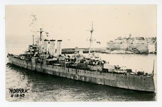 British Cruiser of the NORFOLK class "NORFOLK" (1928)
