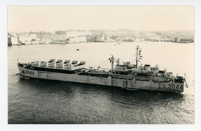 British LST of the LST-3001 class "NARVIK" (L.3044) (1945)