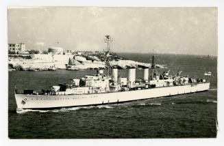 "MANXNAN" before conversion to minesweeper support ship