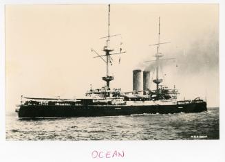 British Battleship of the "CANOPUS" class "HMS OCEAN" (1898)