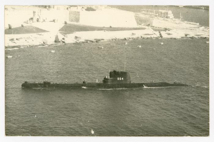 British Submarine of the "T" class "TURPIN" (S54) (1944)