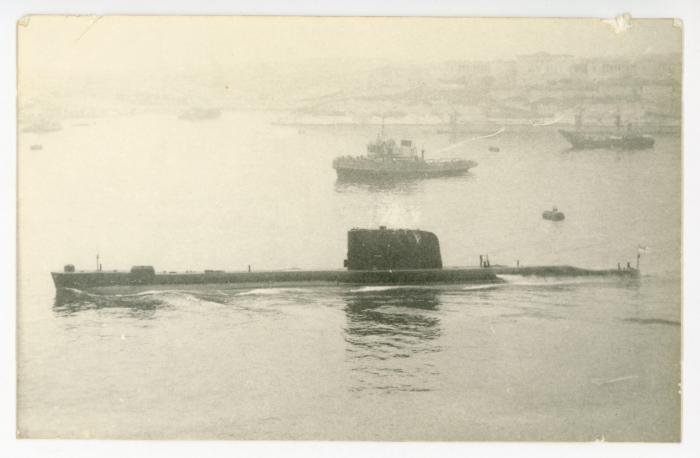 British Submarine of the "T" class "TRUMP" (1944)