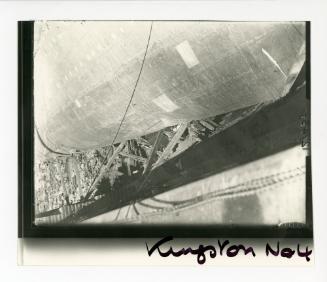 Wreckage in No. 4 Dock from the collapse of "HMS KINGSTON"