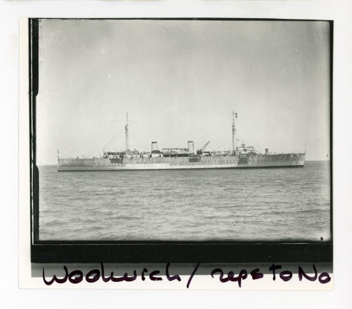 "HMS WOOLWICH" Destroyer Depot ship