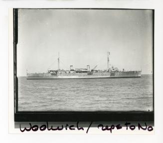 "HMS WOOLWICH" Destroyer Depot ship