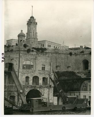 View of the Senglea clock tower