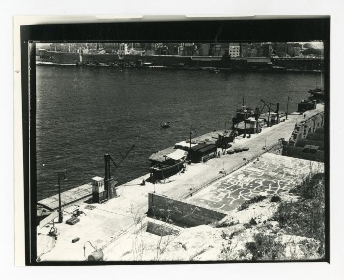 Boathouse wharf with views of Senglea in the distance
