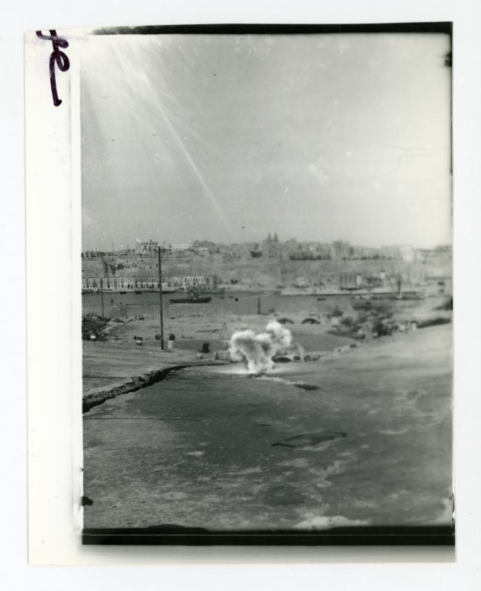 A small plum of smoke