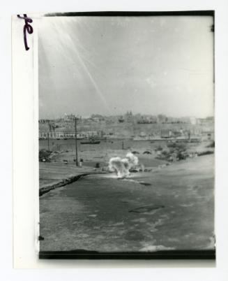 A small plum of smoke