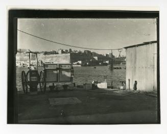 General view of the Dockyard with Valletta in the background