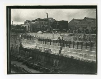 No. 4 Dock under repair in the 1960s