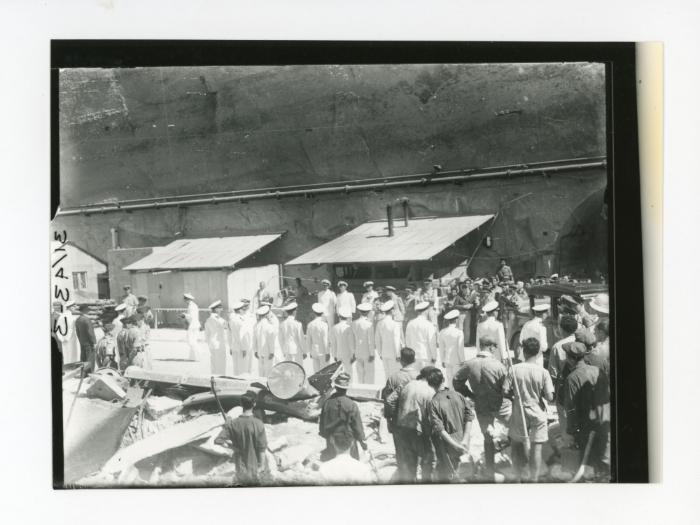 King George VI's visit to the Malta Dockyard on 20 June 1943