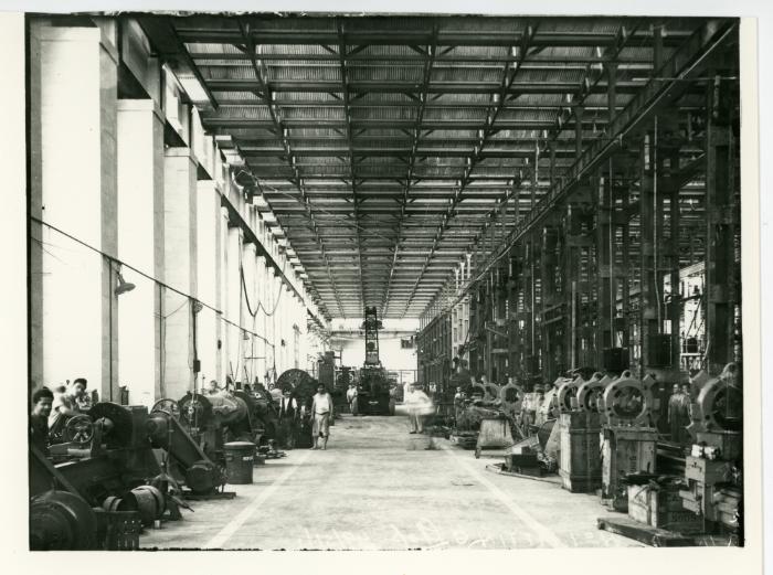 The machine shop at the Malta Dockyard