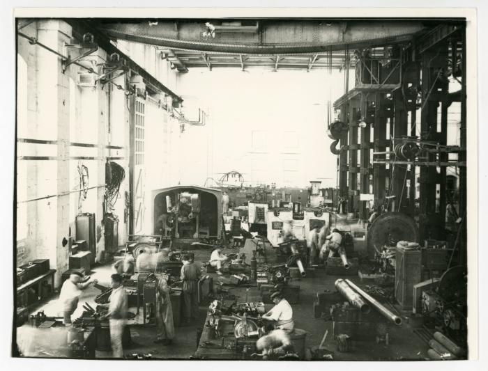 The machine shop at the Malta Dockyard