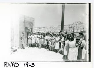 A group of women at a R.N.A.D. (Royal Naval Armaments Depot)