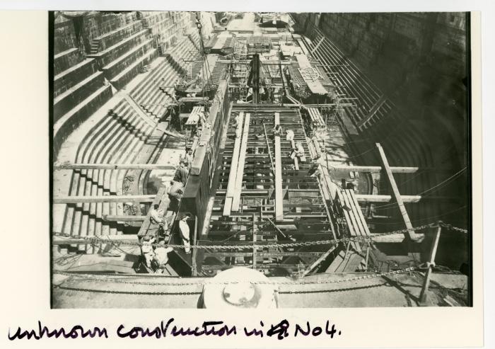 [Unidentified] construction in No. 4 Dock
