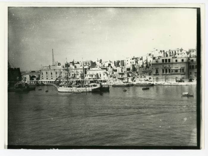 WWII damge sustained to Xatt il-Forn, Birgu