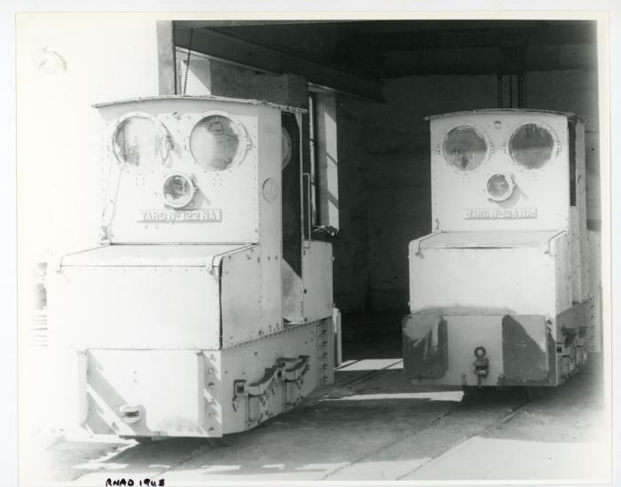 Tractor house at a R.N.A.D. (Royal Naval Armaments Depot)