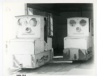 Tractor house at a R.N.A.D. (Royal Naval Armaments Depot)