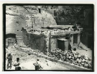 WWII damage sustained to building