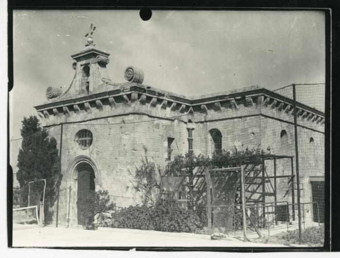 WWII damage sustained to St. Anne's chapel in Fort St Angelo