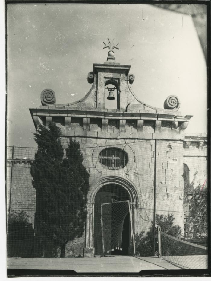 WWII damage sustained to St. Anne's chapel in Fort St Angelo