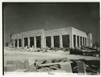 The Zebbug W/T (Wireless Telegraphy) Station in construction