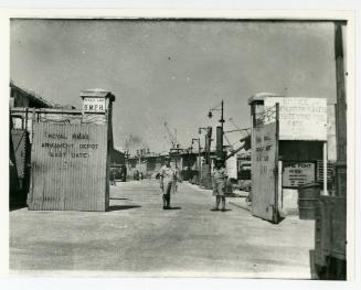Admiralty constables at the east gate of the R.N.A.D. (Royal Naval Armaments Depot)