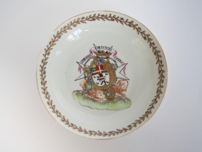 Large biscuit bowl from tea service for Alexandre de La Motte-Baracé