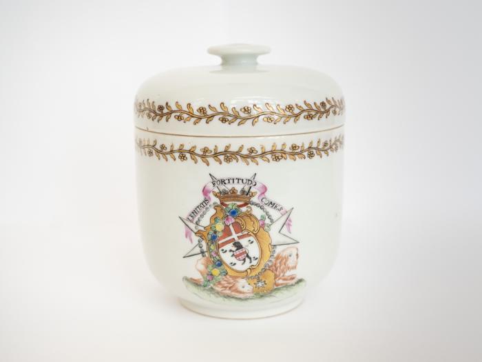 Very large sugar bowl from tea service for Alexandre de La Motte-Baracé