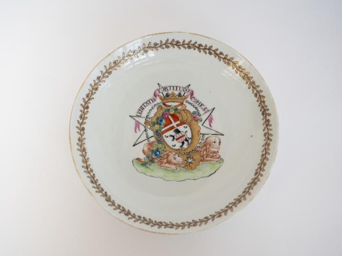 Saucer from tea service for Alexandre de La Motte-Baracé