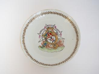 Saucer from tea service for Alexandre de La Motte-Baracé