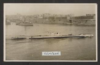 British T-class submarine HMS Templar (P316) at Marsamxett Harbour, Malta